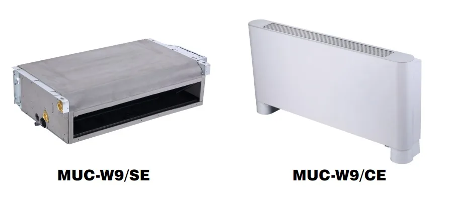 Mundoclima Fancoil Truhe/Decke MUC-W9 Gebläsekonvektoren Truhe und Konsole, Produktfoto