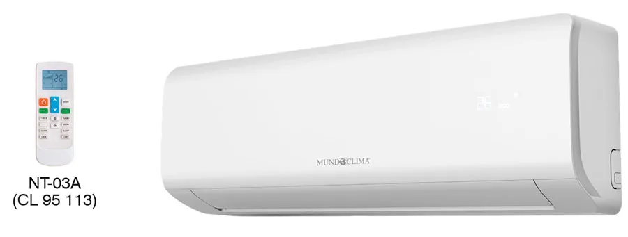 Mundoclima HIDEN MVH Wandgerät Innengeräte und Steuerung, Produktfoto